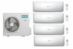Мульти сплит-система Hisense AMW4-36U4SAC+ AMS-09UR4SVEDL6 (S)*4шт Мульти сплит-система Hisense AMW4-36U4SAC+ AMS-09UR4SVEDL6 (S)*4шт