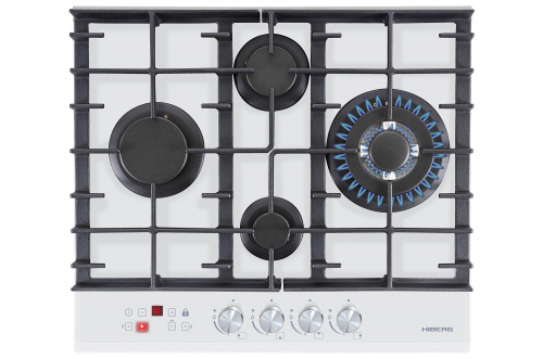 Газовая варочная панель HIBERG VM 6145 W Газовая варочная панель HIBERG VM 6145 W