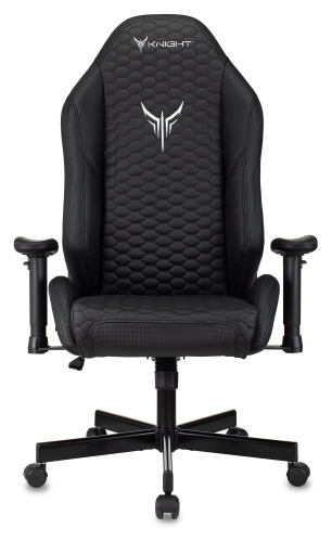 Кресло игровое Knight Neon черный соты эко.кожа с подголов. крестов. металл фото 18 Кресло игровое Knight Neon черный соты эко.кожа с подголов. крестов. металл фото 18