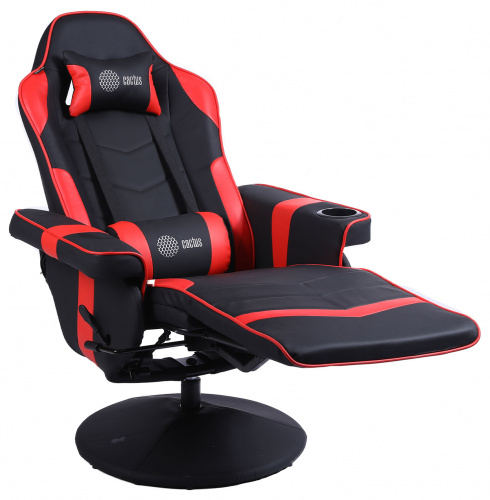 Кресло игровое Cactus CS-CHR-GS200BLR черный/красный подст.для ног фото 6 Кресло игровое Cactus CS-CHR-GS200BLR черный/красный подст.для ног фото 6