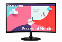 МОНИТОР 27" Samsung S27C360EAI curved (VA, 1920x1080, 75 Hz, 4 ms , 178°/178°, 250 cd/m, 3000:1, +HDMI)