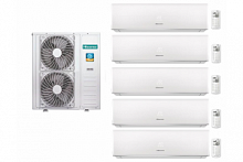 Мульти сплит-система Hisense AMW-42U4SE+ AMS-09UR4SVEDB65*5шт