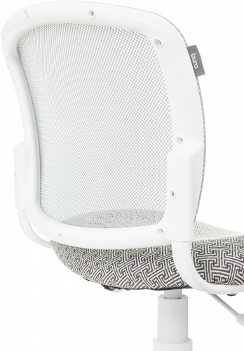 Кресло детское Бюрократ CH-W296NX светло-серый TW-02 Twist сетка/ткань крестов. пластик пластик белый фото 8