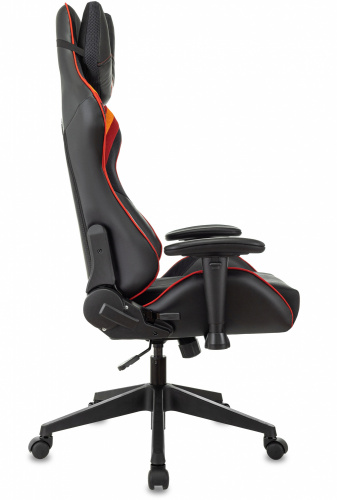 Кресло игровое Zombie VIKING 4 AERO черный/красный ткань/эко.кожа с подголов. крестов. пластик фото 8