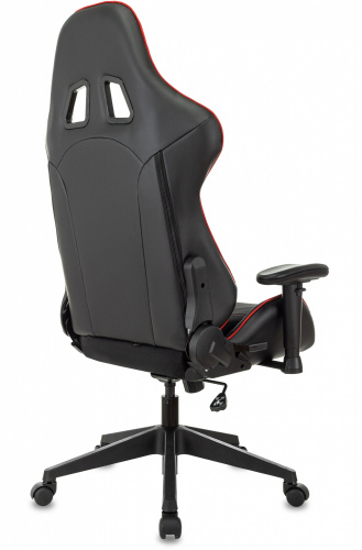 Кресло игровое Zombie VIKING 4 AERO черный/красный ткань/эко.кожа с подголов. крестов. пластик фото 22