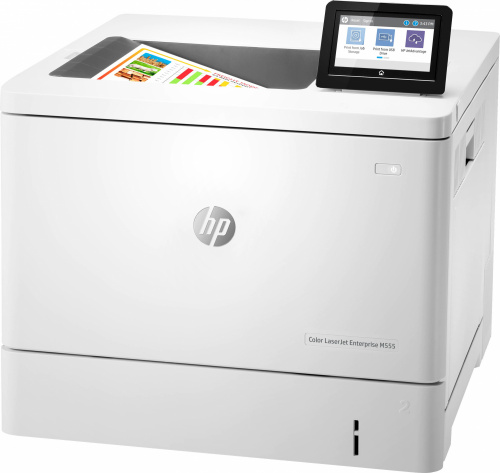 Принтер лазерный HP Color LaserJet Enterprise M555dn (7ZU78A) A4 Duplex белый фото 3