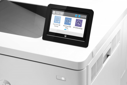 Принтер лазерный HP Color LaserJet Enterprise M555dn (7ZU78A) A4 Duplex белый фото 2